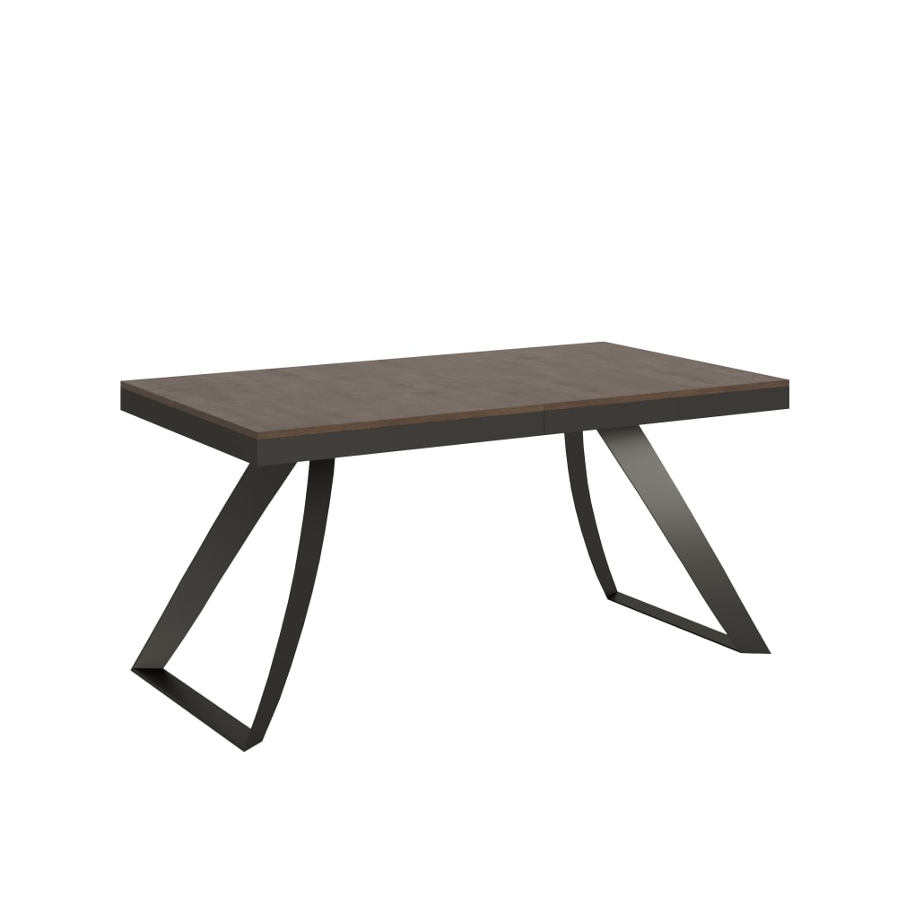 Wohnli Möbelsuche - Ausziehtisch 90x160/264 cm in Holzoptik Nussbaumbraun