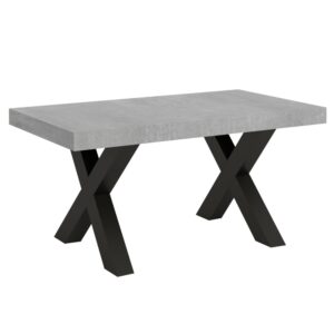wohnli-moebel-suche-Ausziehtisch-90x160264-cm-in-Holzoptik-Zementgrau-Eisen Wohnli Möbelsuche - Ausziehtisch 90x160/264 cm in Holzoptik Zementgrau