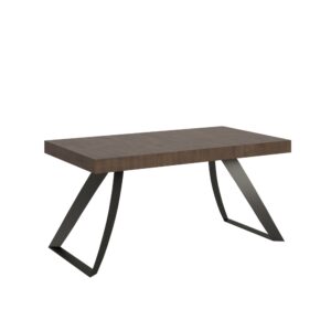 wohnli-moebel-suche-Ausziehtisch-90x160420-cm-in-Holzoptik-Nussbaum-Eisen Wohnli Möbelsuche - Ausziehtisch 90x160/420 cm in Holzoptik Nussbaum