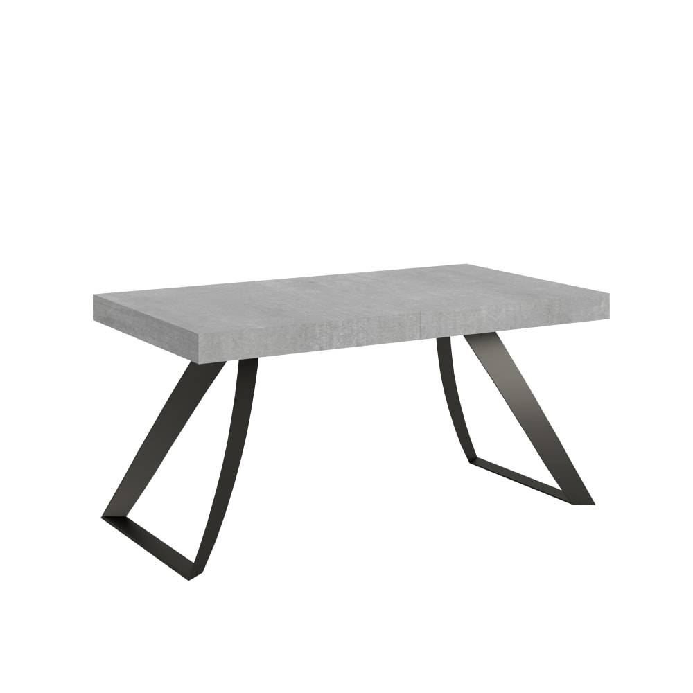 Wohnli Möbelsuche - Ausziehtisch 90x160/420 cm in Holzoptik Zementgrau