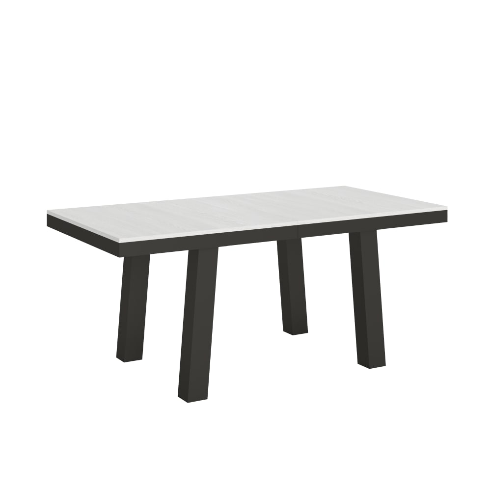 Wohnli Möbelsuche - Ausziehtisch 90x180/284 cm in Holzoptik Esche weiß