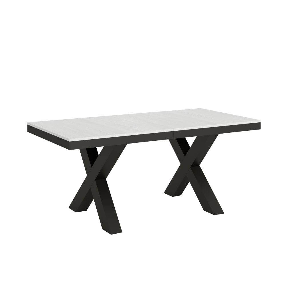 Wohnli Möbelsuche - Ausziehtisch 90x180/284 cm in Holzoptik Esche weiß