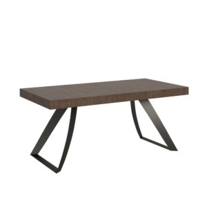 wohnli-moebel-suche-Ausziehtisch-90x180284-cm-in-Holzoptik-Nussbaum-Eisen Wohnli Möbelsuche - Ausziehtisch 90x180/284 cm in Holzoptik Nussbaum