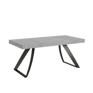 wohnli-moebel-suche-Ausziehtisch-90x180284-cm-in-Holzoptik-Zementgrau-Eisen Wohnli Möbelsuche - Ausziehtisch 90x180/284 cm in Holzoptik Zementgrau