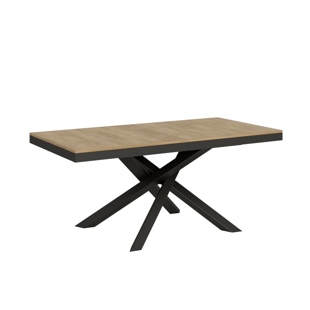 Wohnli Möbelsuche - Ausziehtisch 90x180/440 cm in Holzoptik Eiche Natur