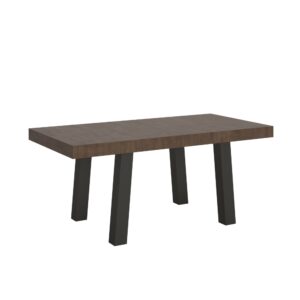 wohnli-moebel-suche-Ausziehtisch-90x200304-cm-in-Holzoptik-Nussbaum-Eisen Wohnli Möbelsuche - Ausziehtisch 90x200/304 cm in Holzoptik Nussbaum