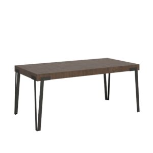 wohnli-moebel-suche-Ausziehtisch-90x200304-cm-in-Holzoptik-Nussbaum-Eisen Wohnli Möbelsuche - Ausziehtisch 90x200/304 cm in Holzoptik Nussbaum