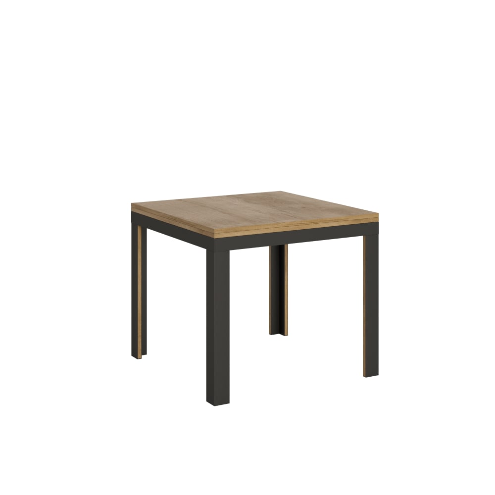 Wohnli Möbelsuche - Ausziehtisch 90x90/180 cm in Holzoptik Eiche Natur
