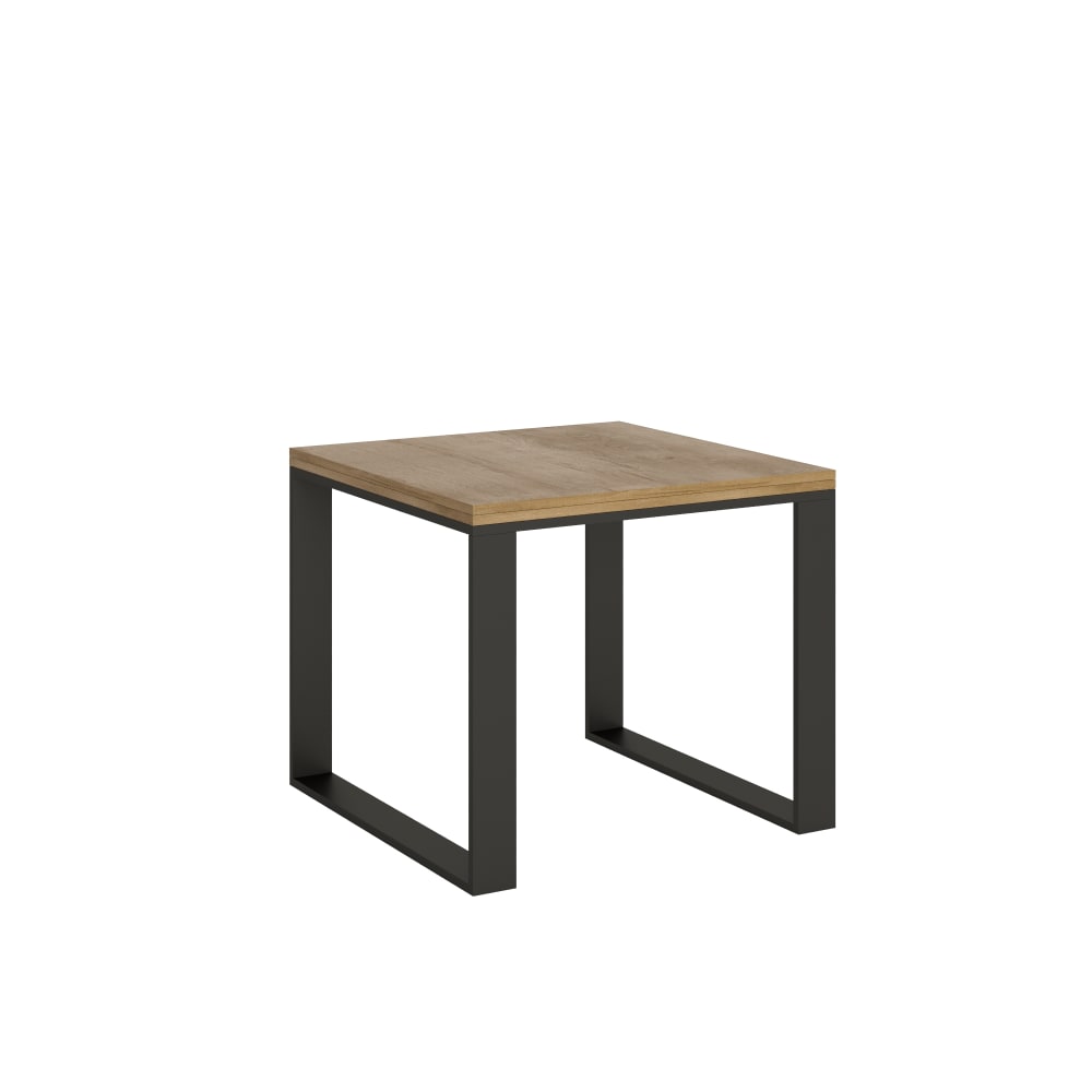 Wohnli Möbelsuche - Ausziehtisch 90x90/180 cm in Holzoptik Eiche Natur
