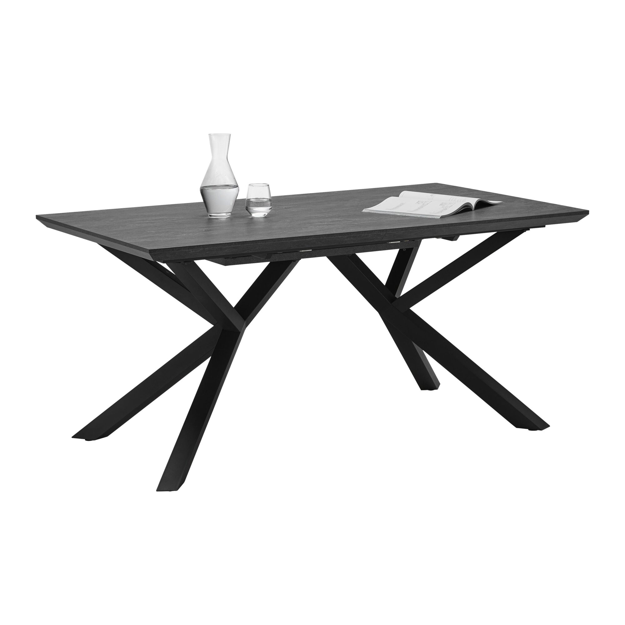 wohnli-moebel-suche-Ausziehtisch-Kiano-Anthrazit-ca-160-220-x-90cm Wohnli Möbelsuche - Ausziehtisch Kiano Anthrazit ca. 160-220 x 90cm