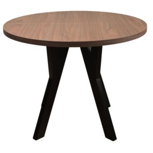 wohnli-moebel-suche-Ausziehtisch-Nussbaum-OptikSchwarz-100–180x100-cm Wohnli Möbelsuche - Ausziehtisch Nussbaum-Optik/Schwarz 100180x100 cm