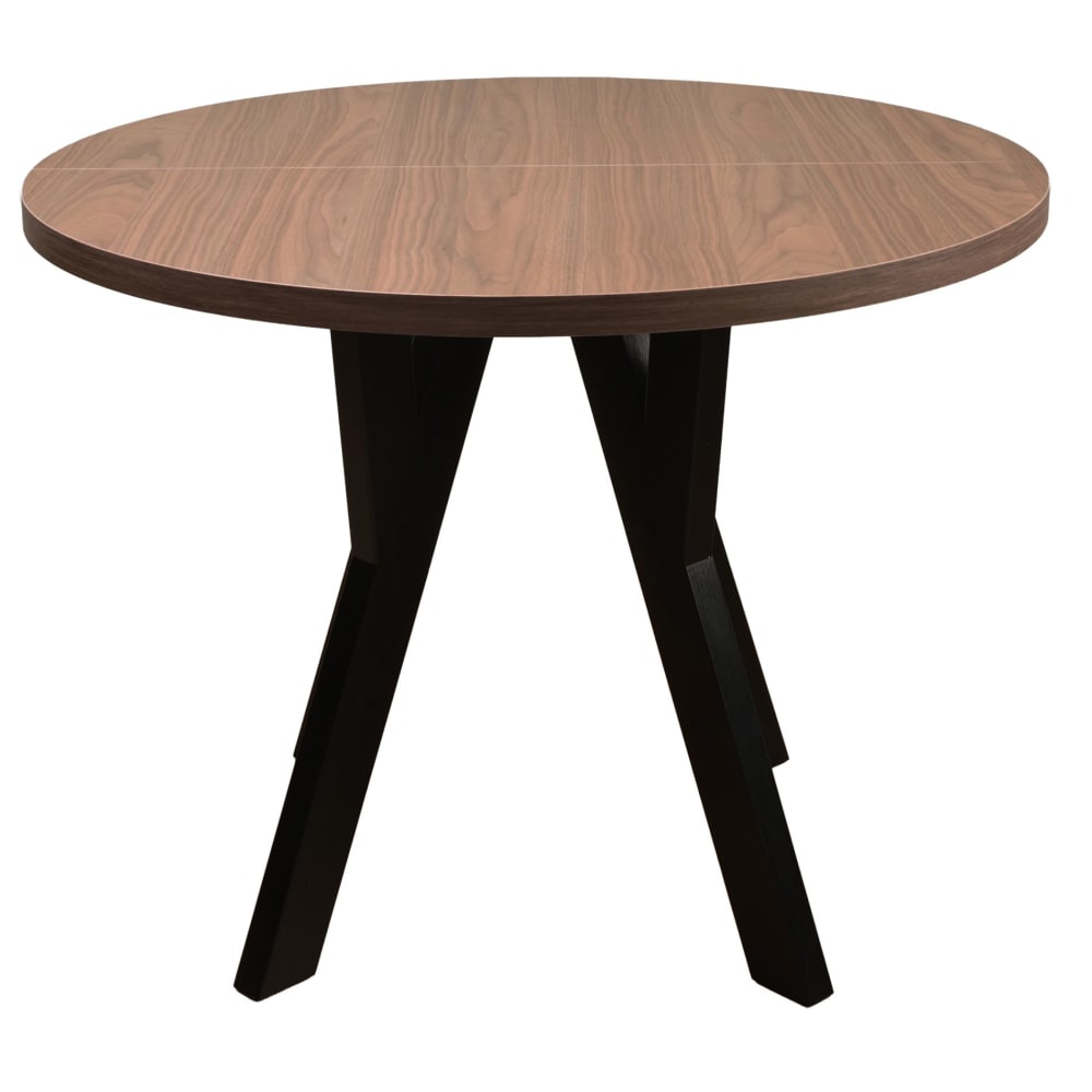 wohnli-moebel-suche-Ausziehtisch-Nussbaum-OptikSchwarz-100–180x100-cm Wohnli Möbelsuche - Ausziehtisch Nussbaum-Optik/Schwarz 100–180x100 cm