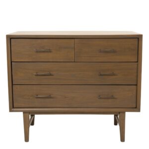Wohnli Möbelsuche - BKommode mit 4 Schubladen aus Mindi-Holz