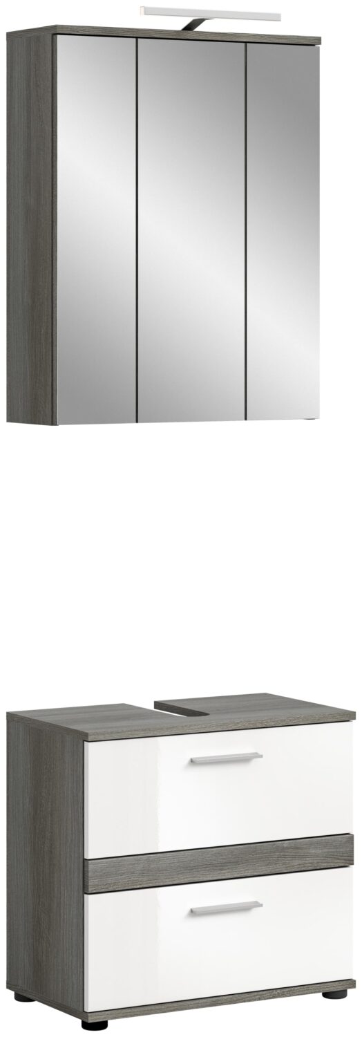 Wohnli Möbelsuche - Bad-Set inkl. Bel. aus Spanplatte