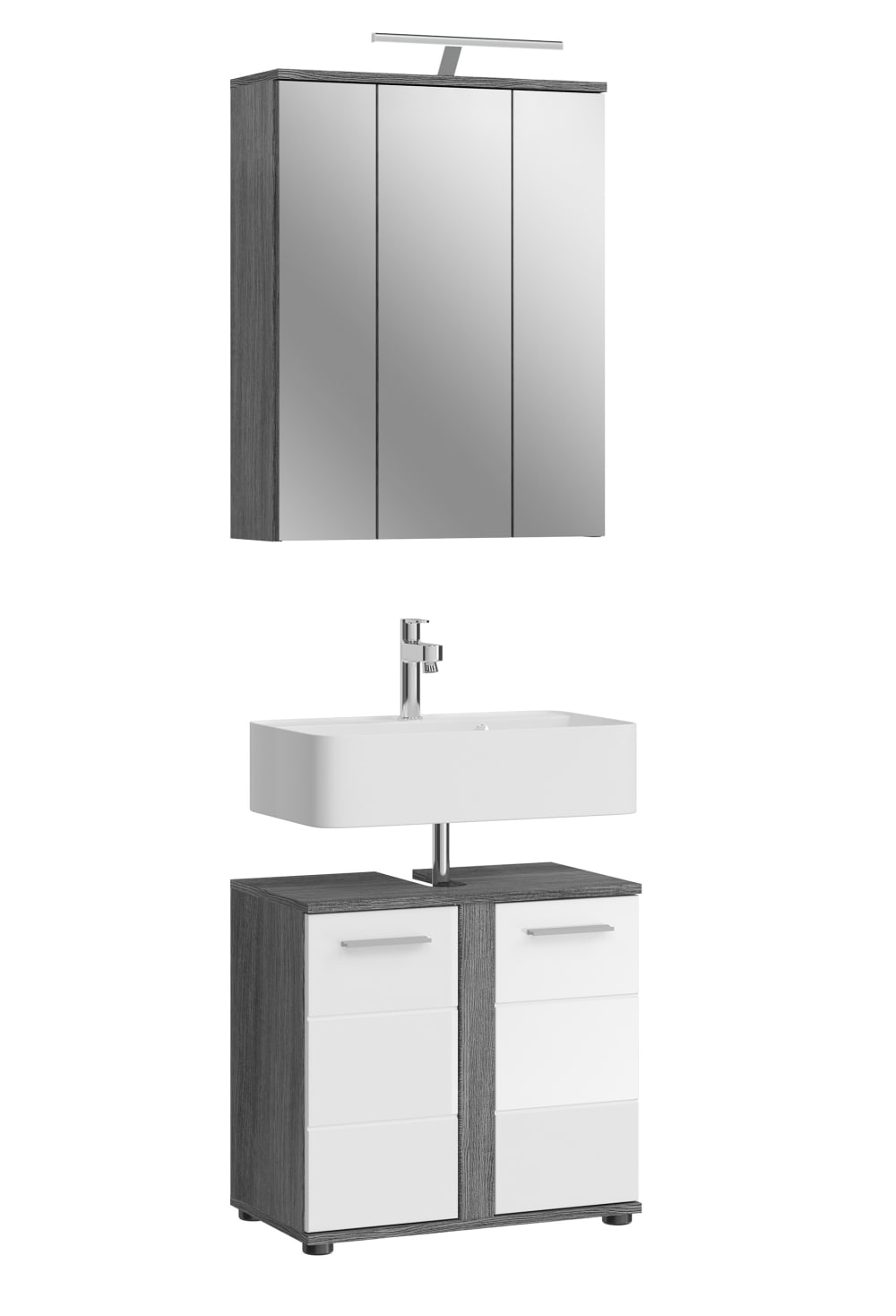 Wohnli Möbelsuche - Bad-Set inkl. Bel. aus Spanplatte