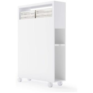 wohnli-moebel-suche-Badezimmer-Holzschrank-aus-Holz-50x16x72cm-Weiss Wohnli Möbelsuche - Badezimmer-Holzschrank aus Holz 50x16x72cm