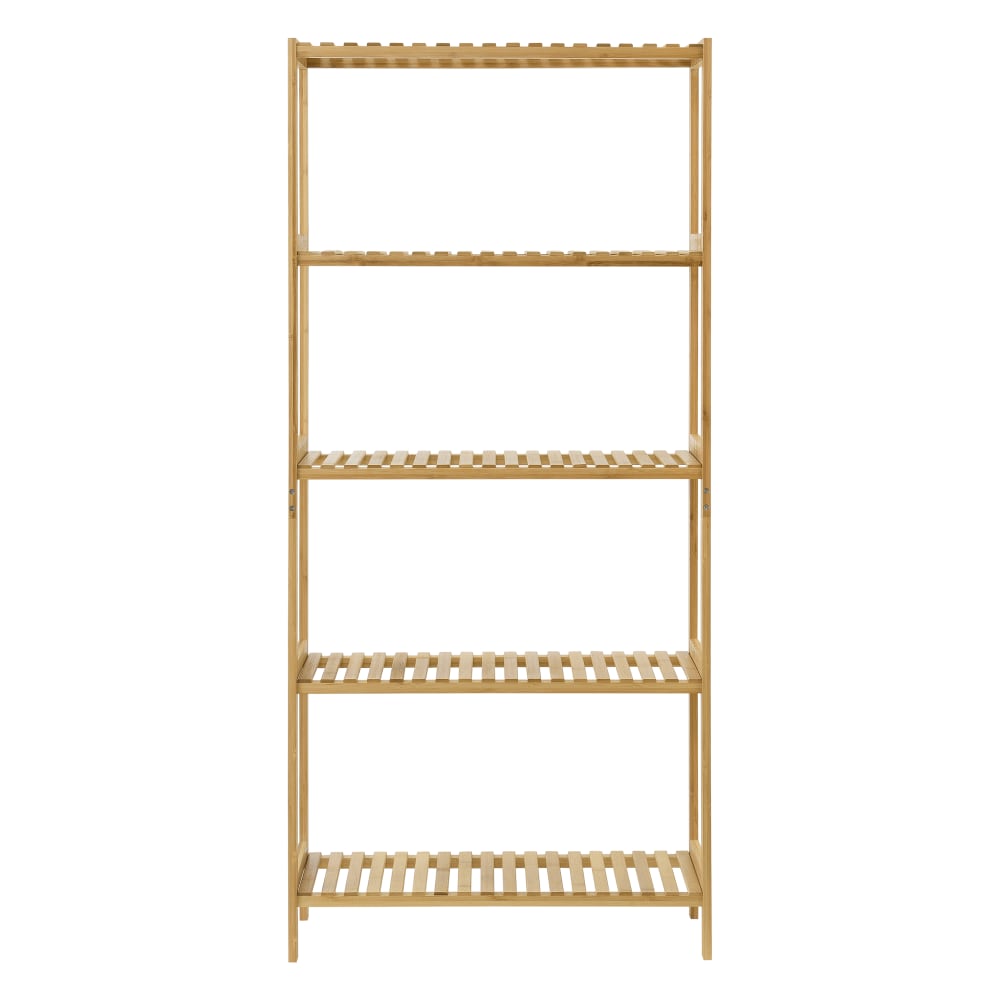 wohnli-moebel-suche-Badezimmerregal-aus-Bambus-130-x-60-x-26-cm-in-Naturfarbe Wohnli Möbelsuche - Badezimmerregal aus Bambus 130 x 60 x 26 cm