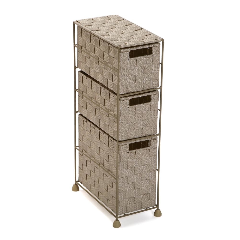 wohnli-moebel-suche-Badezimmerschrank-mit-3-Schubladen-aus-Metall-und-Nylon-beige Wohnli Möbelsuche - Badezimmerschrank mit 3 Schubladen aus Metall und Nylon