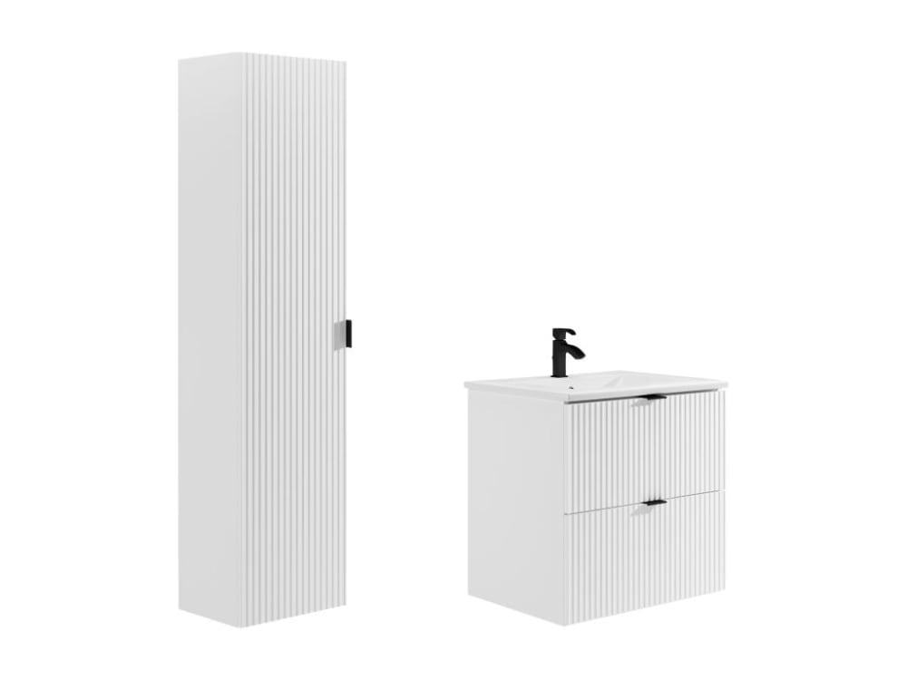 Wohnli Möbelsuche - Badmöbel-Set in Holzoptik