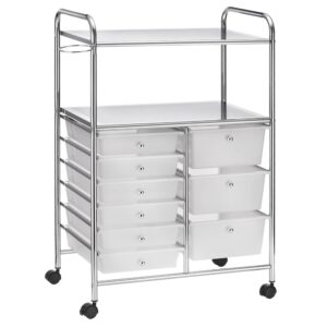 wohnli-moebel-suche-Badrollwagen-mit-2-Ablageflaechen-chrom-weiss Wohnli Möbelsuche - Badrollwagen mit 2 Ablageflächen