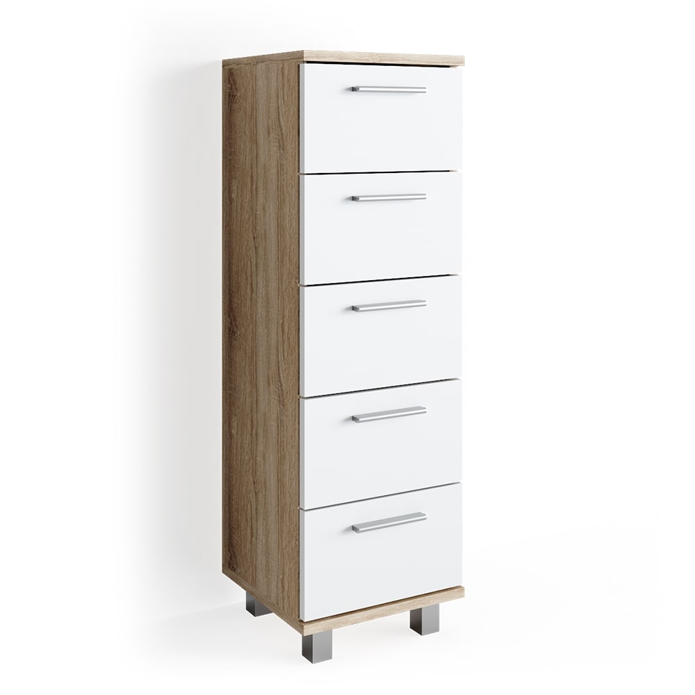 wohnli-moebel-suche-Badschrank-Sonoma-30-x-95cm Wohnli Möbelsuche - Badschrank