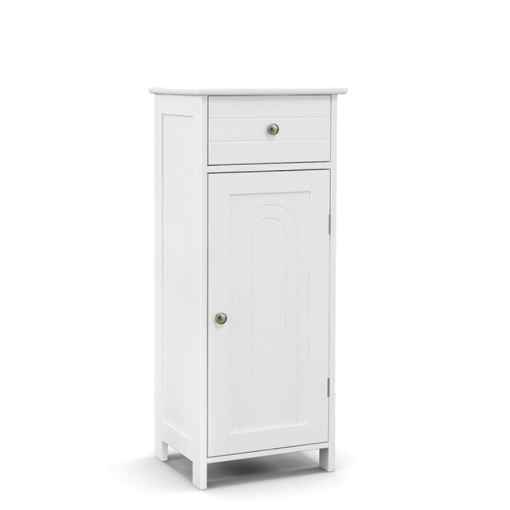 wohnli-moebel-suche-Badschrank-aus-Holz-35x30x87cm-Weiss Wohnli Möbelsuche - Badschrank aus Holz 35x30x87cm