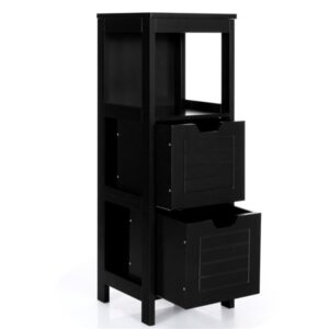 Wohnli Möbelsuche - Badschrank mit Schublade aus Holz  30 x 30 x 89 cm