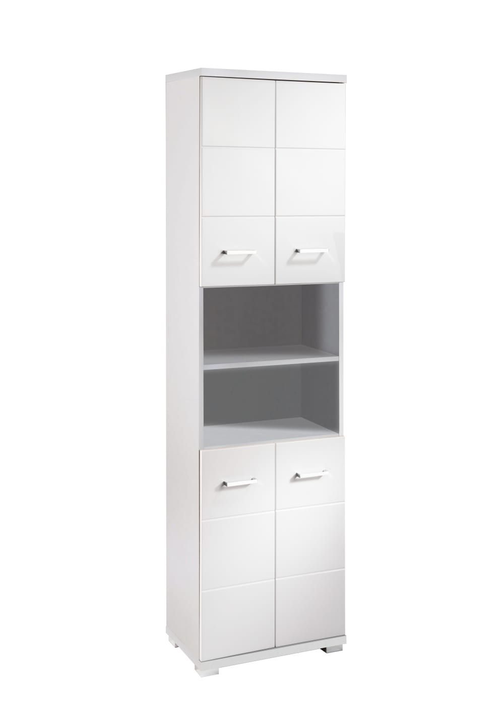 wohnli-moebel-suche-Badschrank-mit-Tueren-in-Hochglanz-B-50-H-192-T-315-cm-weiss Wohnli Möbelsuche - Badschrank mit Türen in Hochglanz