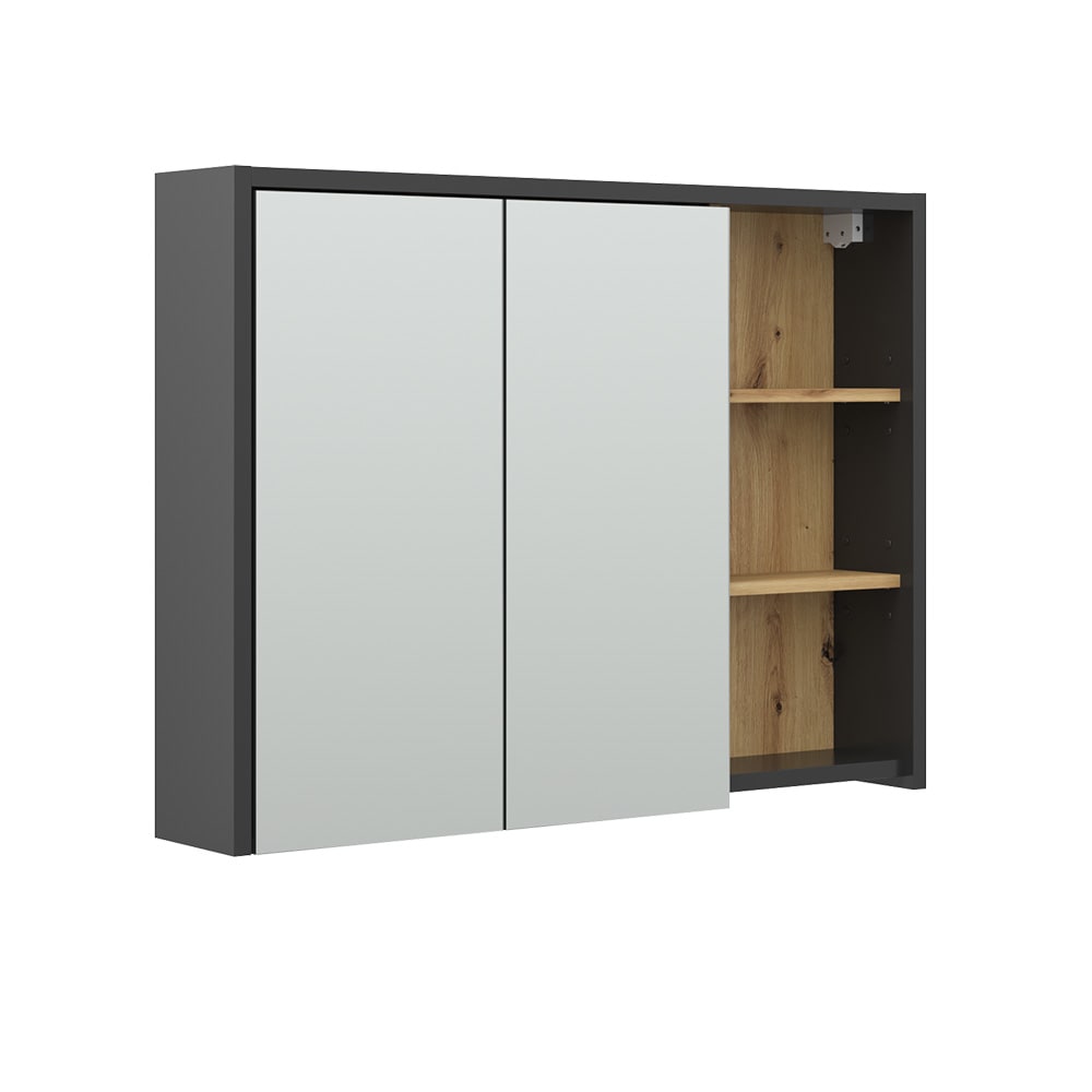 wohnli-moebel-suche-Badspiegelschrank-Artisan-Eiche-100-x-75cm Wohnli Möbelsuche - Badspiegelschrank