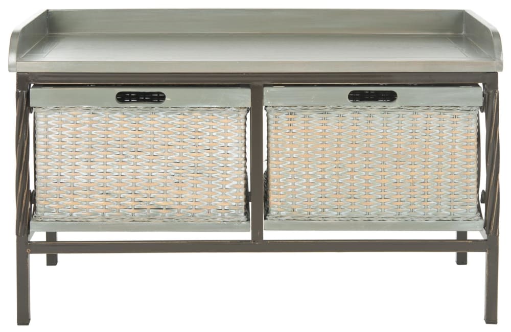 Wohnli Möbelsuche - Bänke aus ulmenholz grau