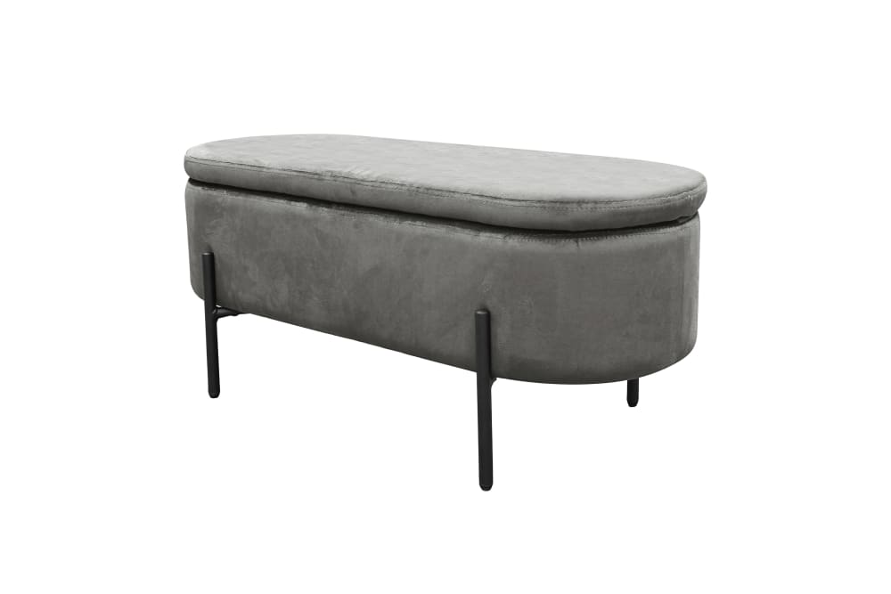 wohnli-moebel-suche-Bank-aus-Samt-mit-Stauraum-B-95-H-42-T-375-cm-grau Wohnli Möbelsuche - Bank aus Samt