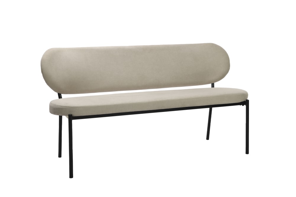 wohnli-moebel-suche-Bank-aus-Webstoff-mit-Rueckenlehne-B-160-H-82-T-62-cm-taupe Wohnli Möbelsuche - Bank aus Webstoff