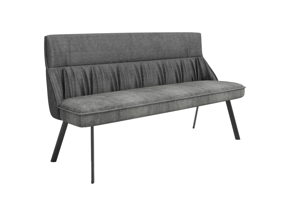 wohnli-moebel-suche-Bank-aus-Webstoff-und-Vintage-Velvet-mit-Keder-B-180-cm-anthrazit Wohnli Möbelsuche - Bank aus Webstoff und Vintage-Velvet