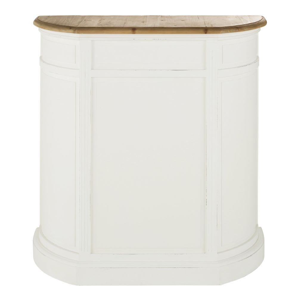 wohnli-moebel-suche-Bar-mit-2-Schubladen-3-Regalen-und-Flaschenablage-weiss-und-beige Wohnli Möbelsuche - Bar mit 2 Schubladen