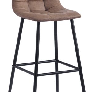 wohnli-moebel-suche-Barhocker-2er-Set-aus-Metall-und-Kunstleder-Braun Wohnli Möbelsuche - Barhocker (2er Set) aus Metall und Kunstleder Braun