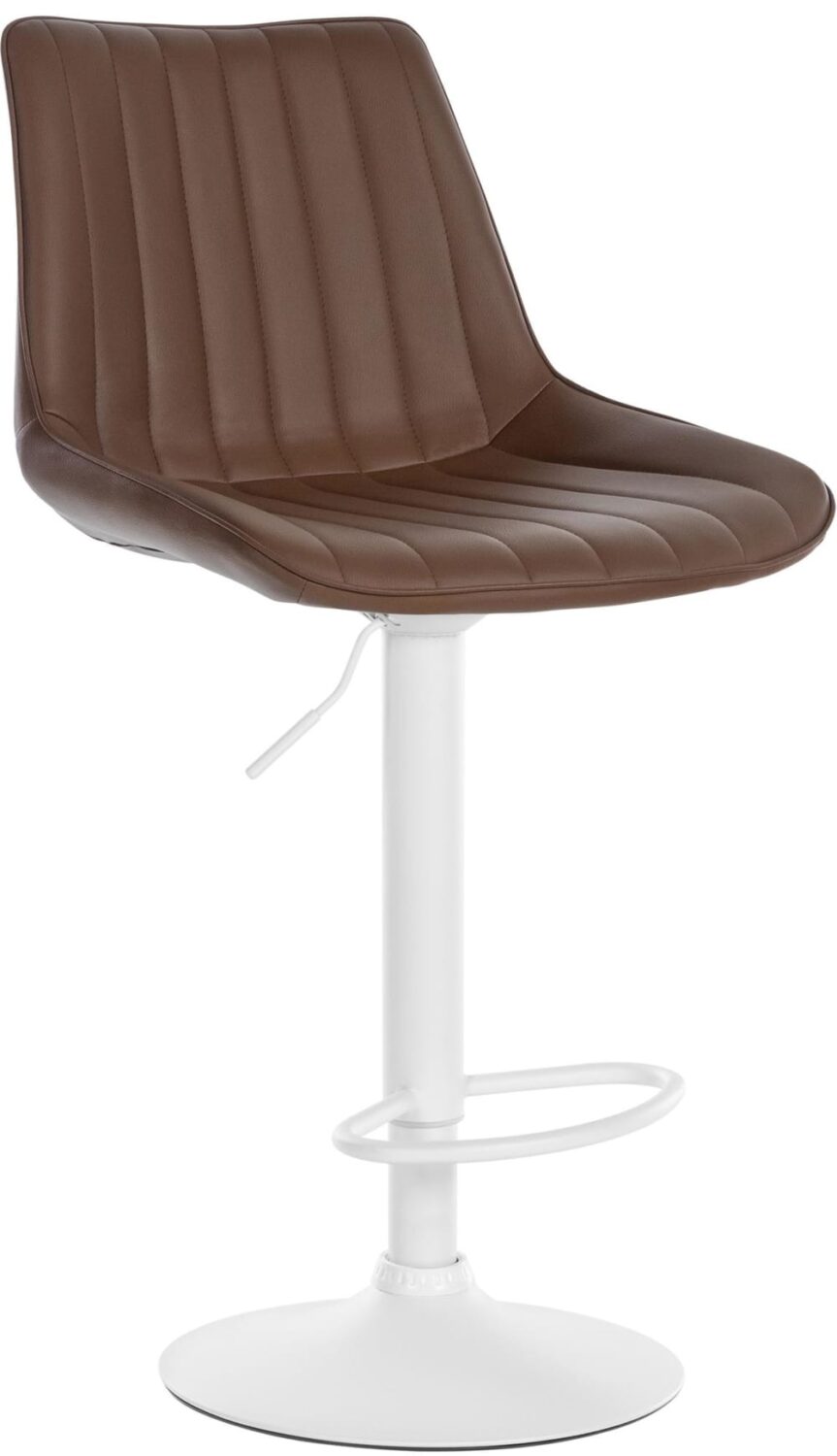 Wohnli Möbelsuche - Barhocker Kunstleder höhenverstellbar Kunstleder braun