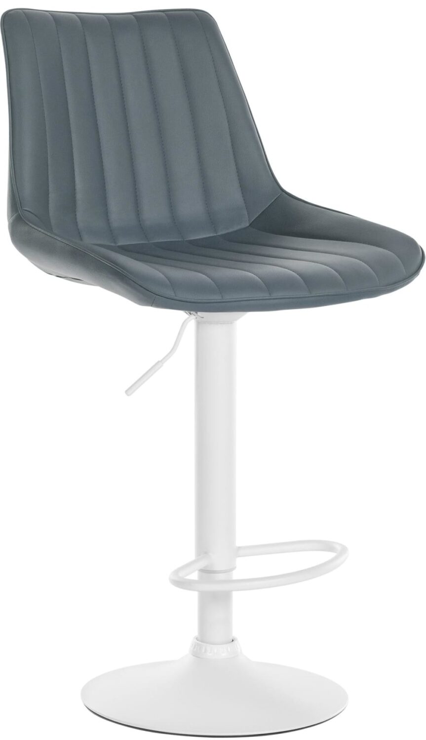 Wohnli Möbelsuche - Barhocker Kunstleder höhenverstellbar Kunstleder grau