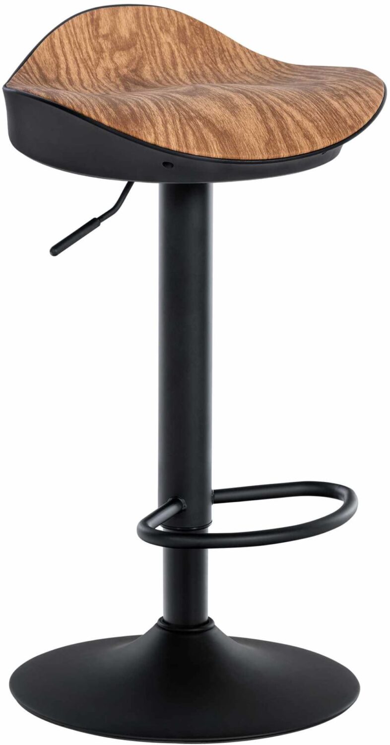 Wohnli Möbelsuche - Barhocker höhenverstellbar drehbar aus Kunstleder natura