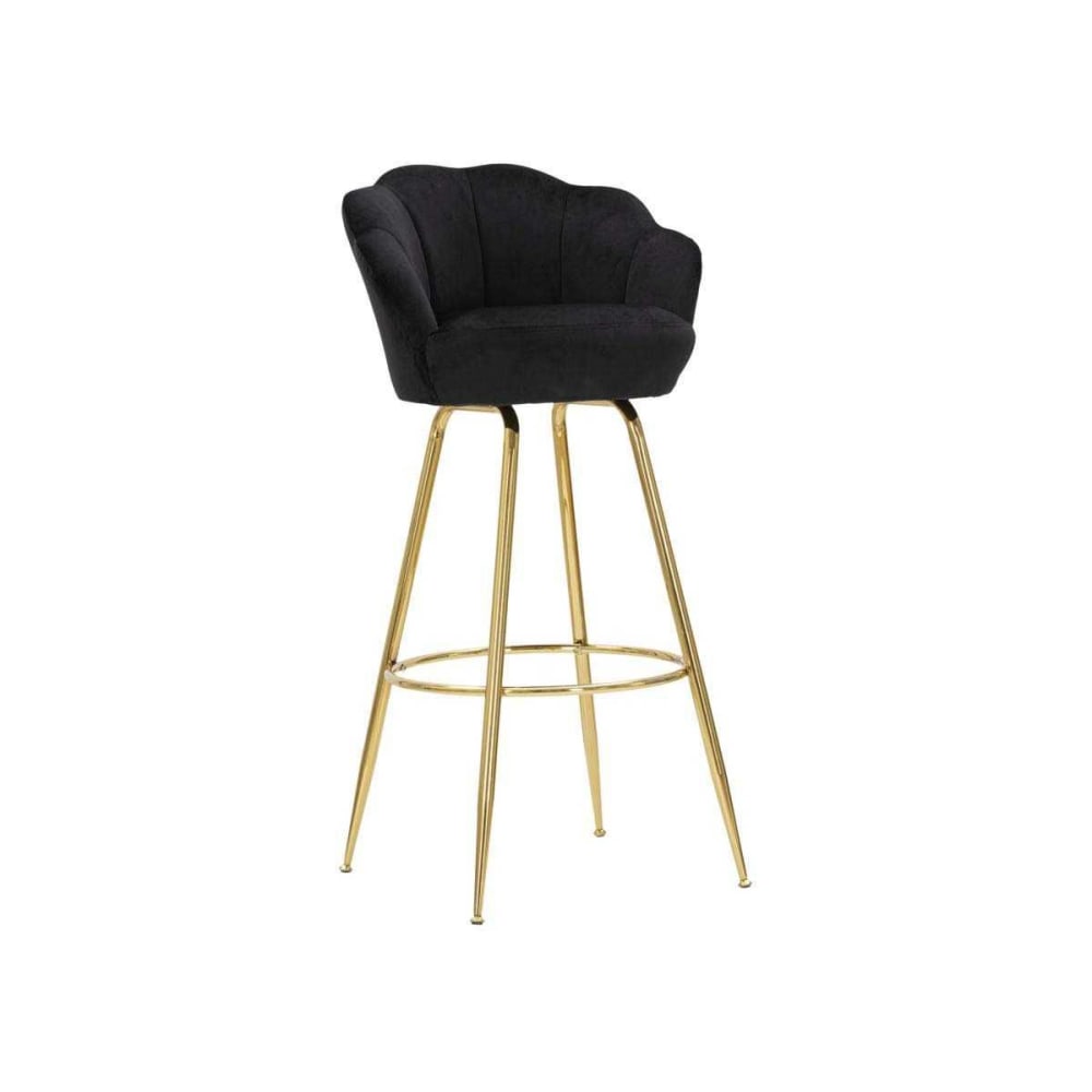 wohnli-moebel-suche-Barhocker-mit-Rueckenlehne-aus-Stoff-cm-55x53x110schwarz Wohnli Möbelsuche - Barhocker mit Rückenlehne aus Stoff cm 55x53x110