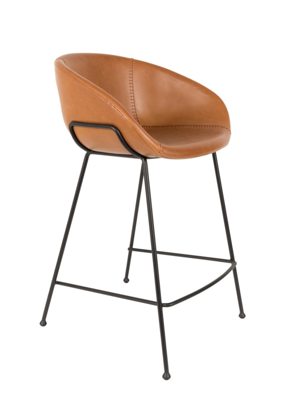 Wohnli Möbelsuche - Barstuhl Kunstleder Feston 65 cm