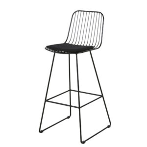 Wohnli Möbelsuche - Barstuhl aus schwarzem Stahl