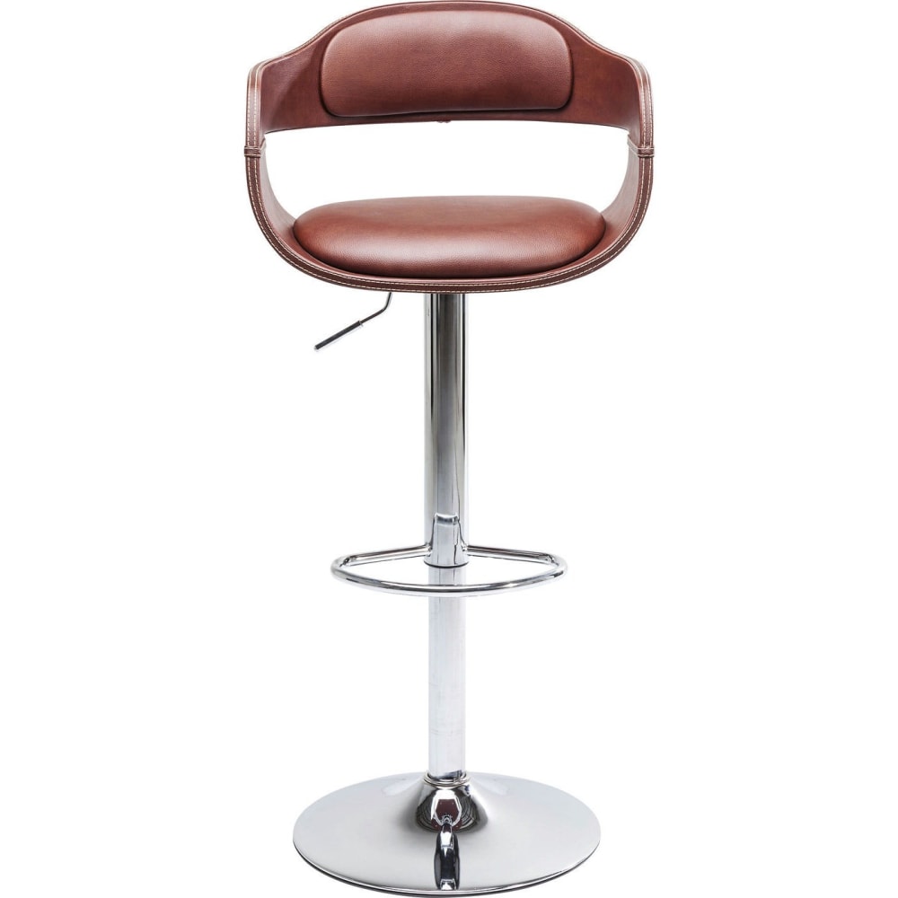 wohnli-moebel-suche-Barstuhl-in-Leder-Optik-hoehenverstellbar-braun Wohnli Möbelsuche - Barstuhl in Leder-Optik