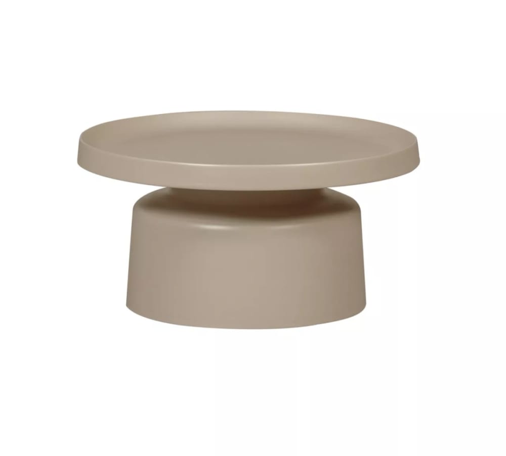 wohnli-moebel-suche-Beiger-Couchtisch-aus-Metall-D74 Wohnli Möbelsuche - Beiger Couchtisch aus Metall D74