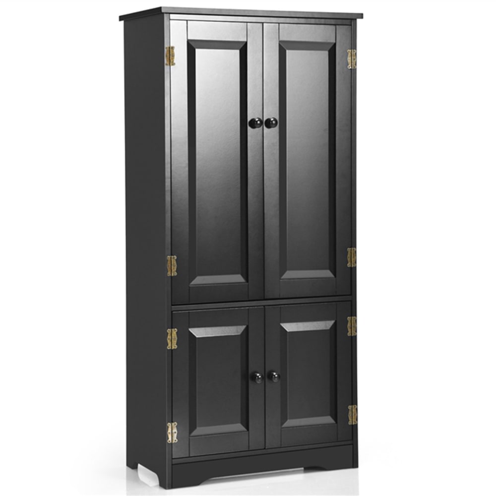 wohnli-moebel-suche-Beistellschrank-aus-Holz-585x314x123cm-Schwarz Wohnli Möbelsuche - Beistellschrank aus Holz 58