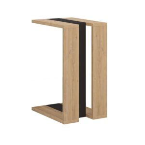 Wohnli Möbelsuche - Beistelltisch H57 cm - Dekor Eiche und Grau