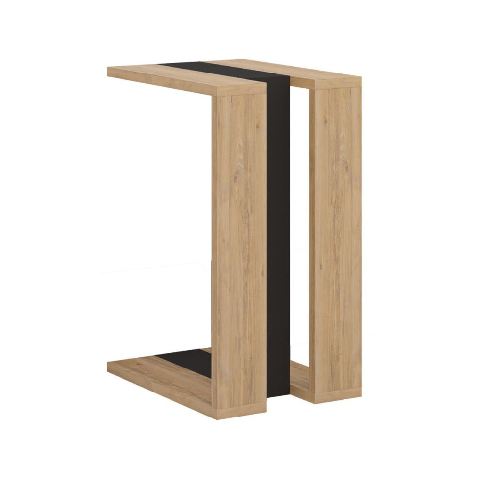 wohnli-moebel-suche-Beistelltisch-H57-cm-Dekor-Eiche-und-Grau Wohnli Möbelsuche - Beistelltisch H57 cm - Dekor Eiche und Grau