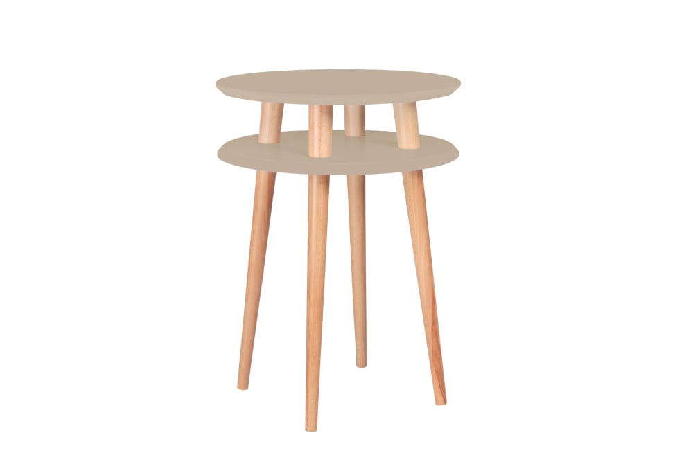 wohnli-moebel-suche-Beistelltisch-Holz-45x45x61-Braun-Beige Wohnli Möbelsuche - Beistelltisch