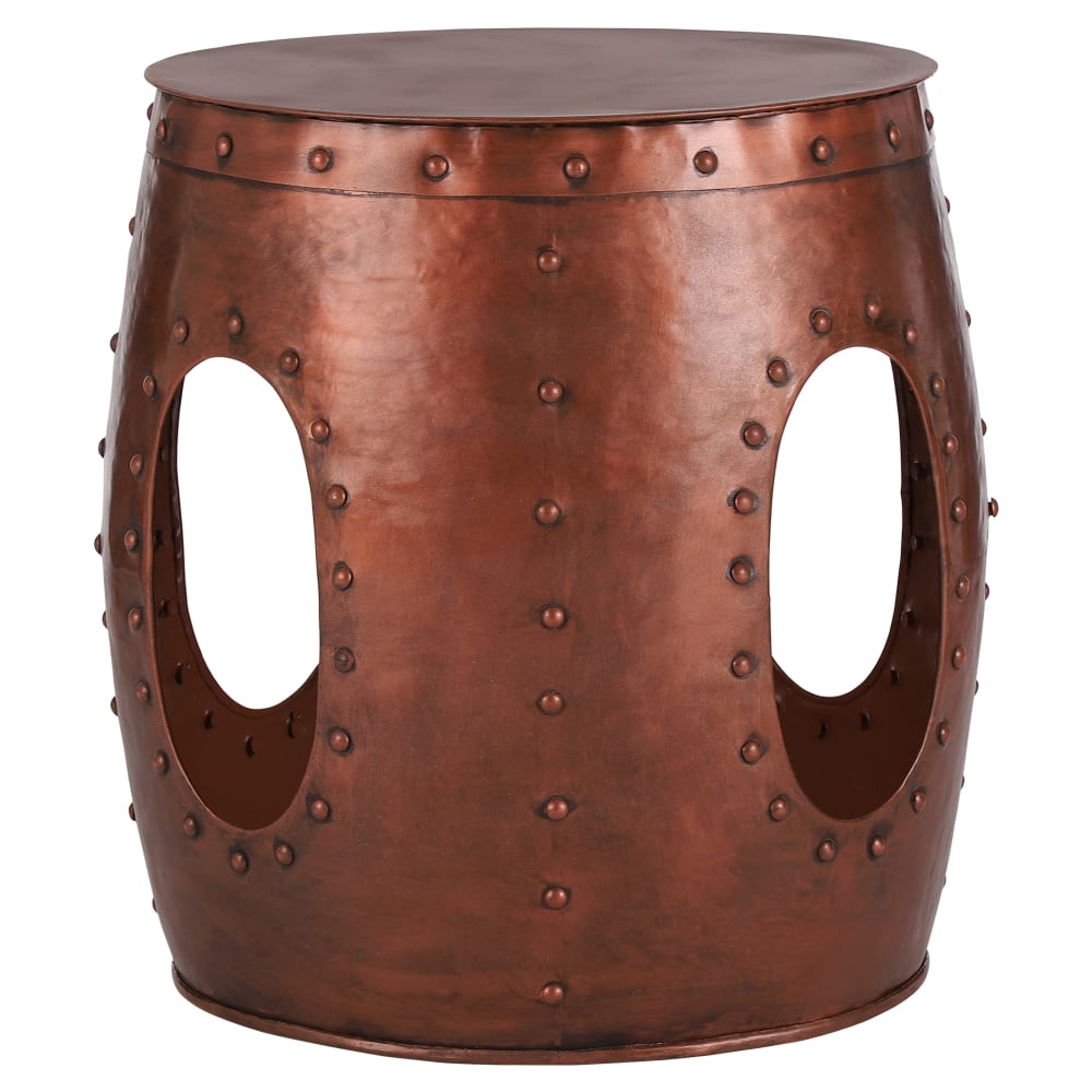 Wohnli Möbelsuche - Beistelltisch Metall Kupfer Ø 38 cm