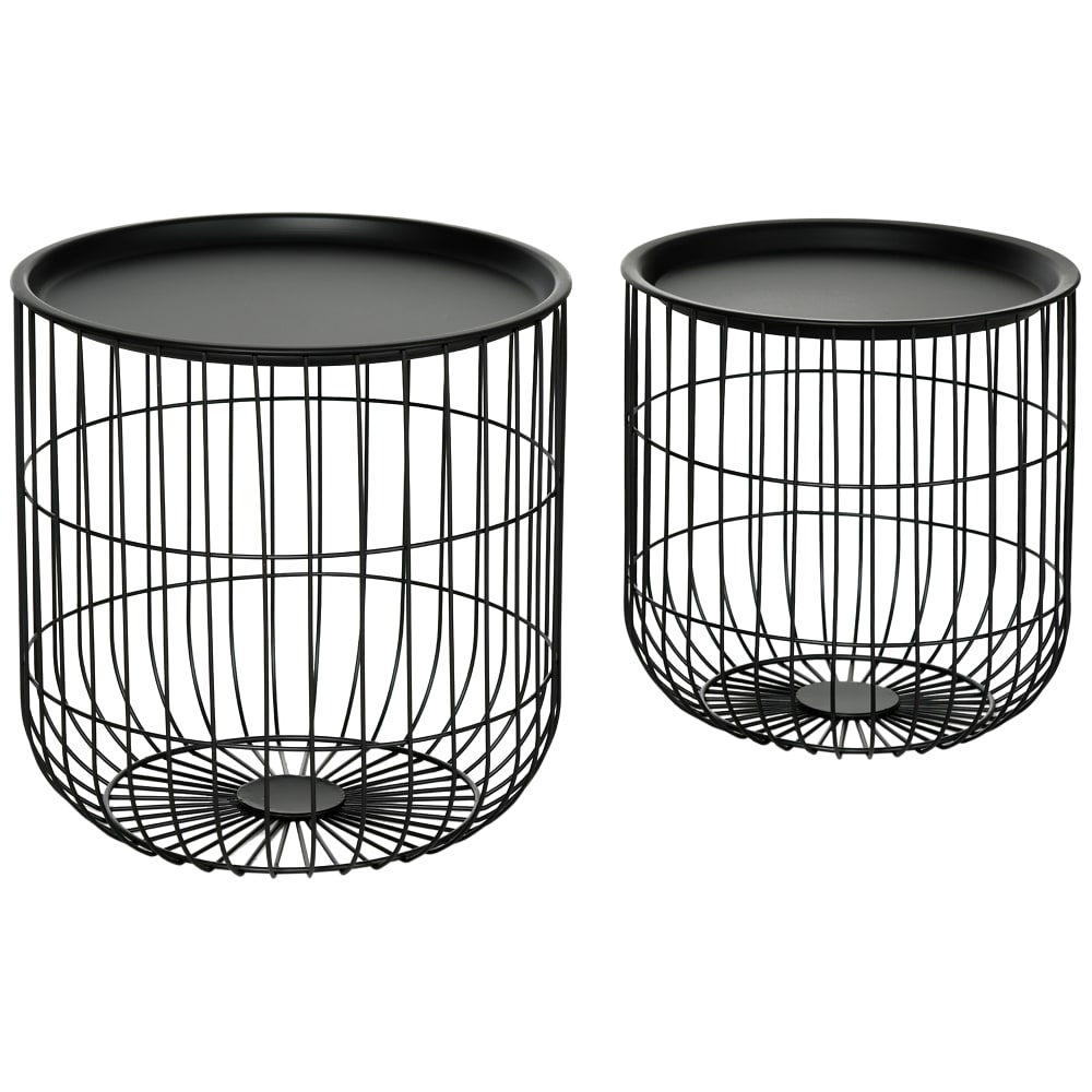 wohnli-moebel-suche-Beistelltisch-Set-Stahl-Schwarz Wohnli Möbelsuche - Beistelltisch Set Stahl Schwarz