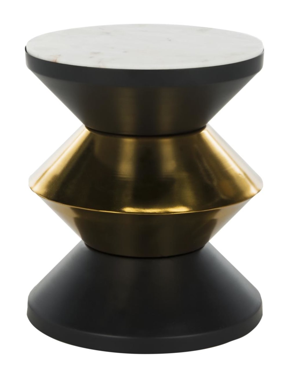 Wohnli Möbelsuche - Beistelltisch aus eisen schwarz/gold